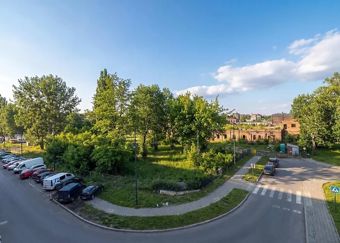 Jasny Z Parkingiem Oraz Balkonem W Lodzi By Renters Lejlighed *